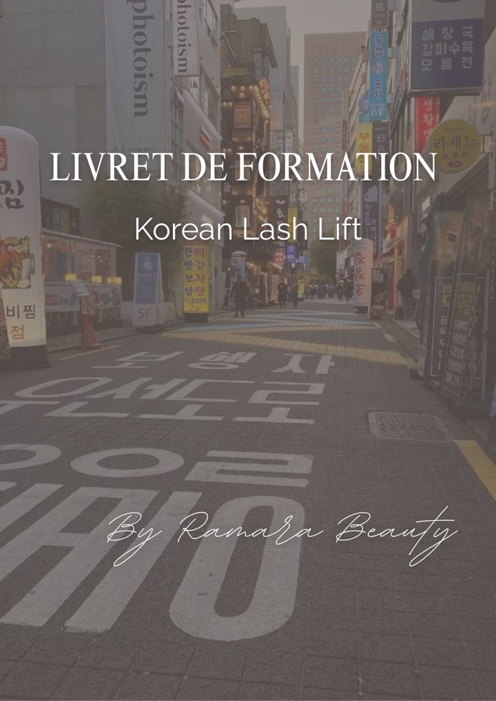 Couverture du livret Korean lash lift